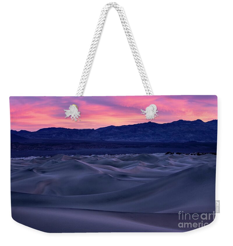 Death Valley Weekender Tote Bag featuring the photograph Death Valley First Light by Erin Marie Davis