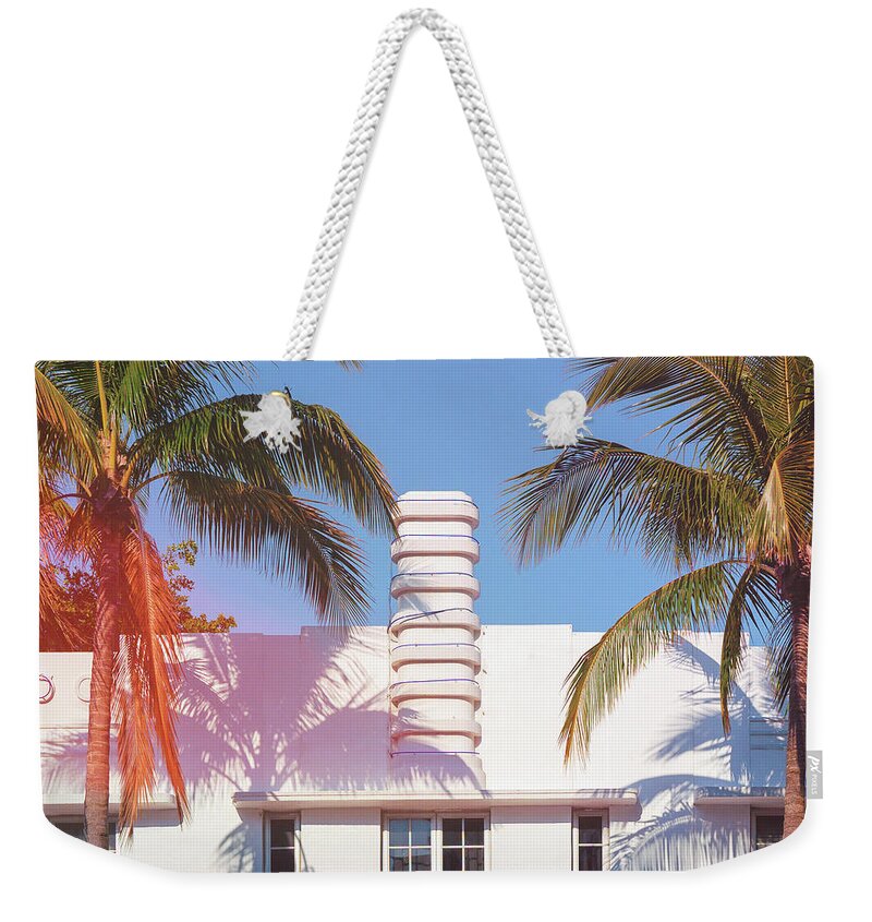 Miami Weekender Tote Bag featuring the photograph Deco 11 by Ryan Weddle