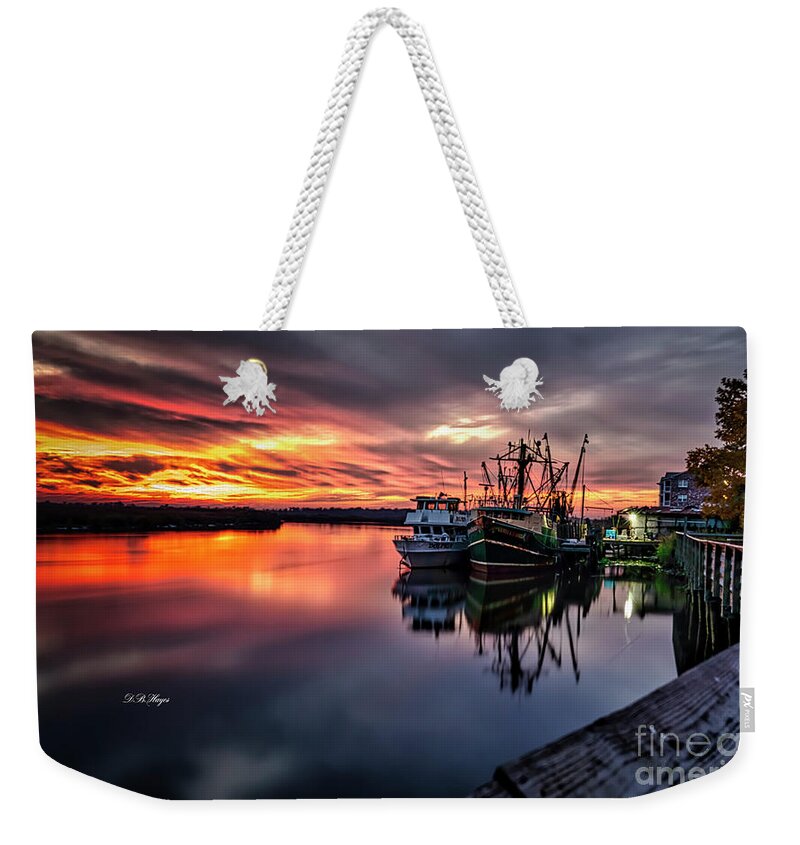 Sunsets Weekender Tote Bag featuring the photograph Decompressing by DB Hayes