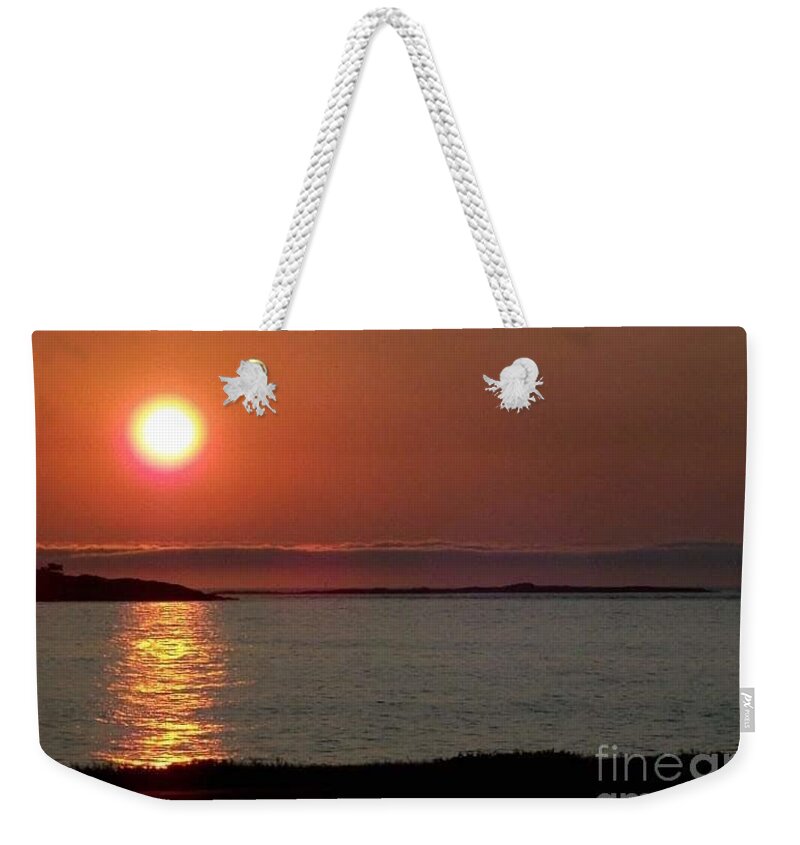 Ocean Weekender Tote Bag featuring the photograph Deep Bronze by Kimberly Furey