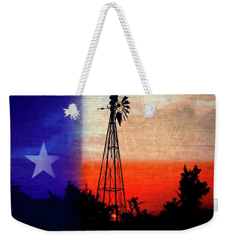 Windmill Weekender Tote Bag featuring the digital art Deep In The Heart 2 by Stephen Anderson