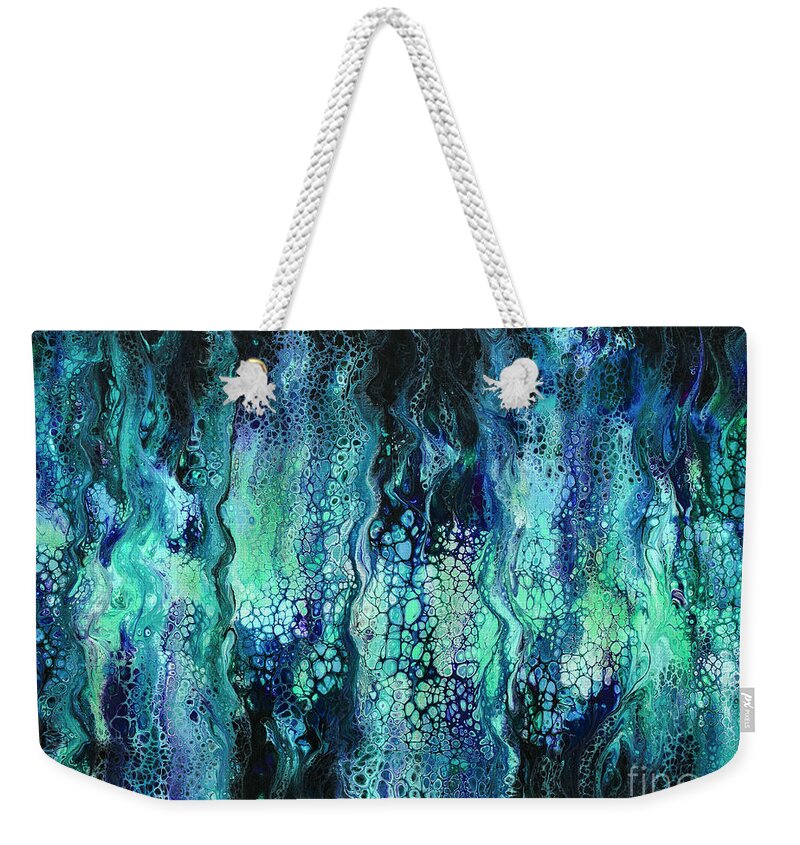 Sea Weekender Tote Bag featuring the painting Deep Sea Dreams IV by Lucy Arnold