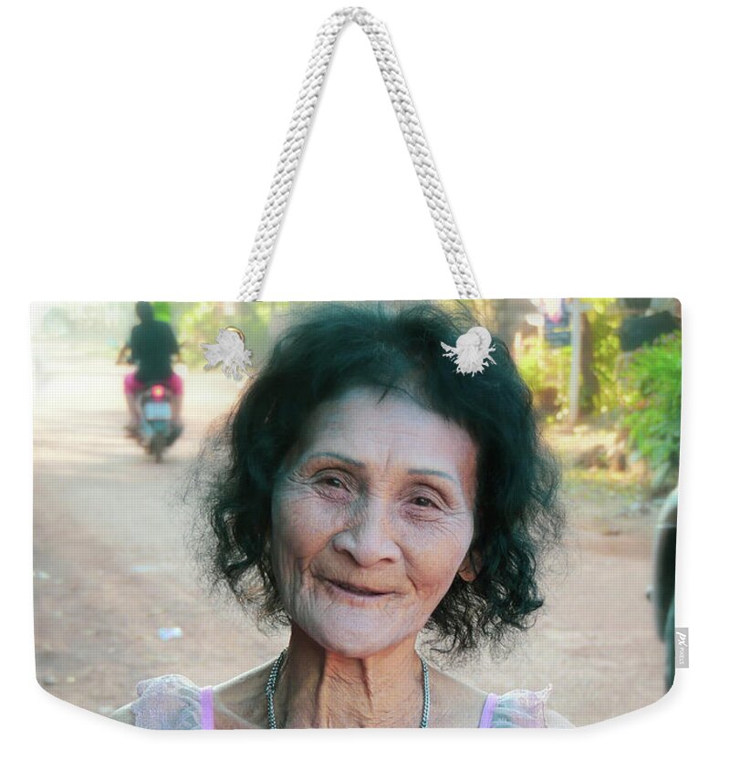 Colour Weekender Tote Bag featuring the photograph Delicate frailty with love and a little bit of insanity. A love by Jeremy Holton