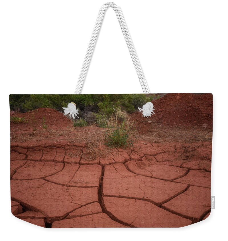 Desert Landscapes Weekender Tote Bag featuring the photograph Desert Drought by Darren White