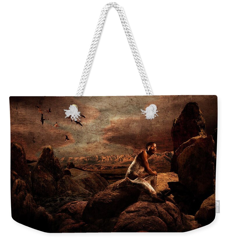 Alone Weekender Tote Bag featuring the photograph Desi in the Hills by Mark Gomez
