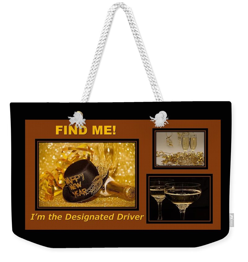 Designated Driver Weekender Tote Bag featuring the photograph Designated Driver by Nancy Ayanna Wyatt