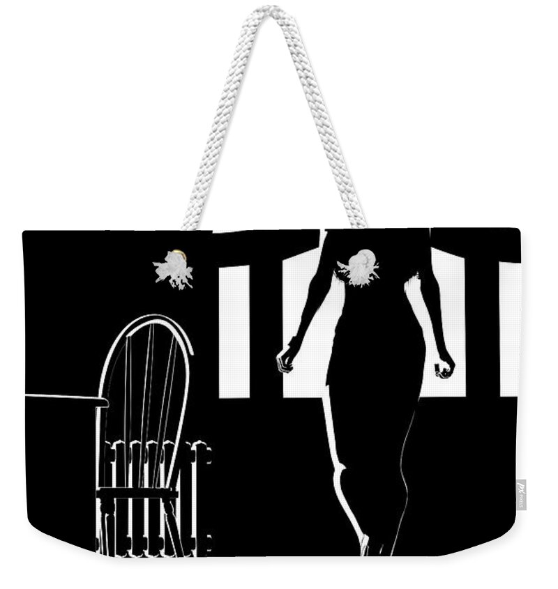 Clayton Weekender Tote Bag featuring the digital art Detective Agency by Clayton Bastiani