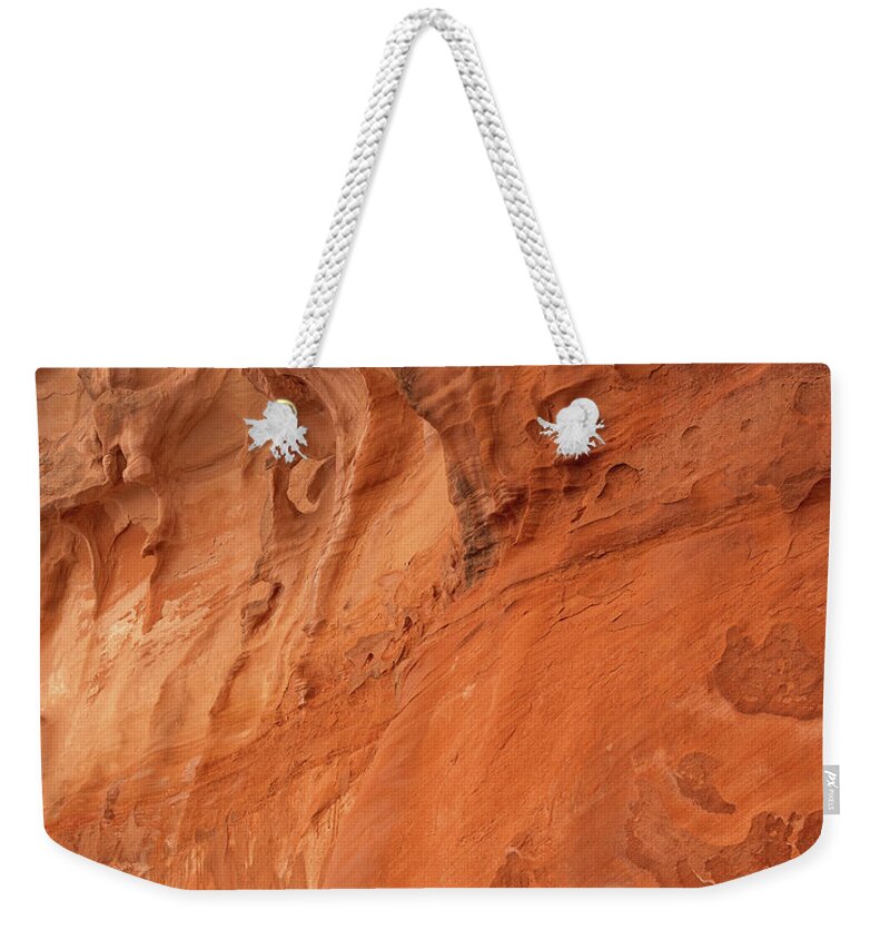Devil's Canyon Weekender Tote Bag featuring the photograph Devil's Canyon Wall #2 by Tom Daniel