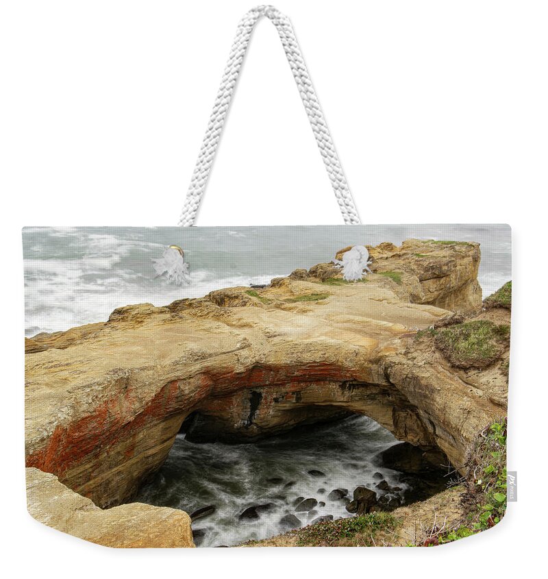 Devils Cauldron Weekender Tote Bag featuring the photograph Devils cauldron by Jeff Swan