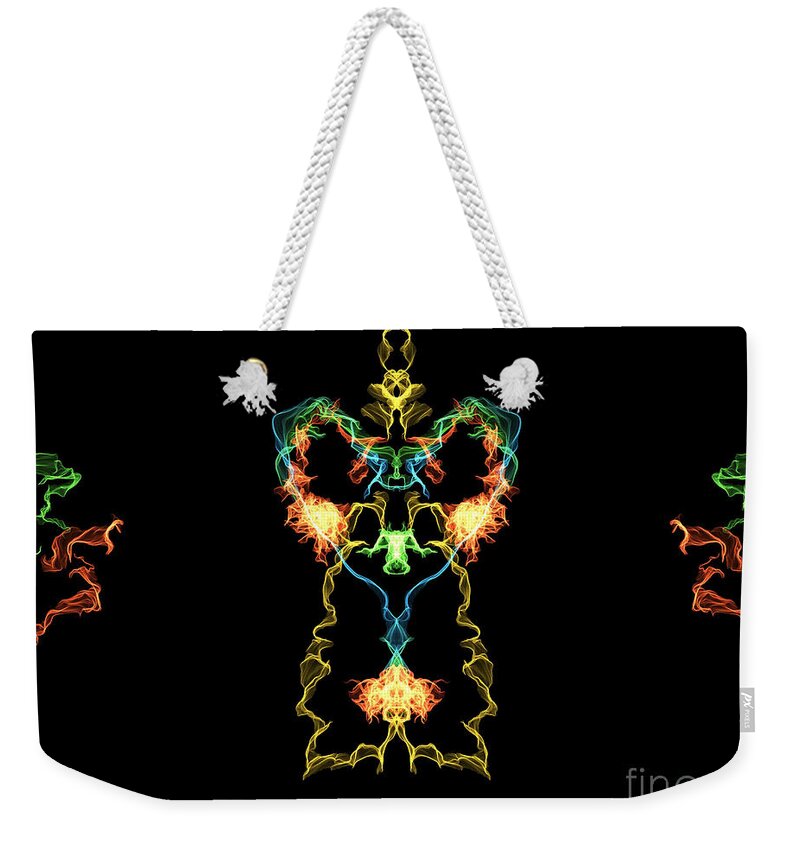 Blair Stuart Weekender Tote Bag featuring the digital art Do you see what I see #2 by Blair Stuart