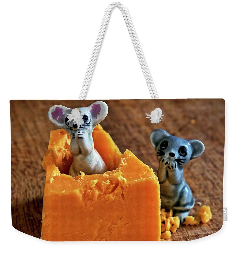 Don't Leave The Cheese Out Weekender Tote Bag featuring the photograph Don't leave the cheese out by Martin Smith
