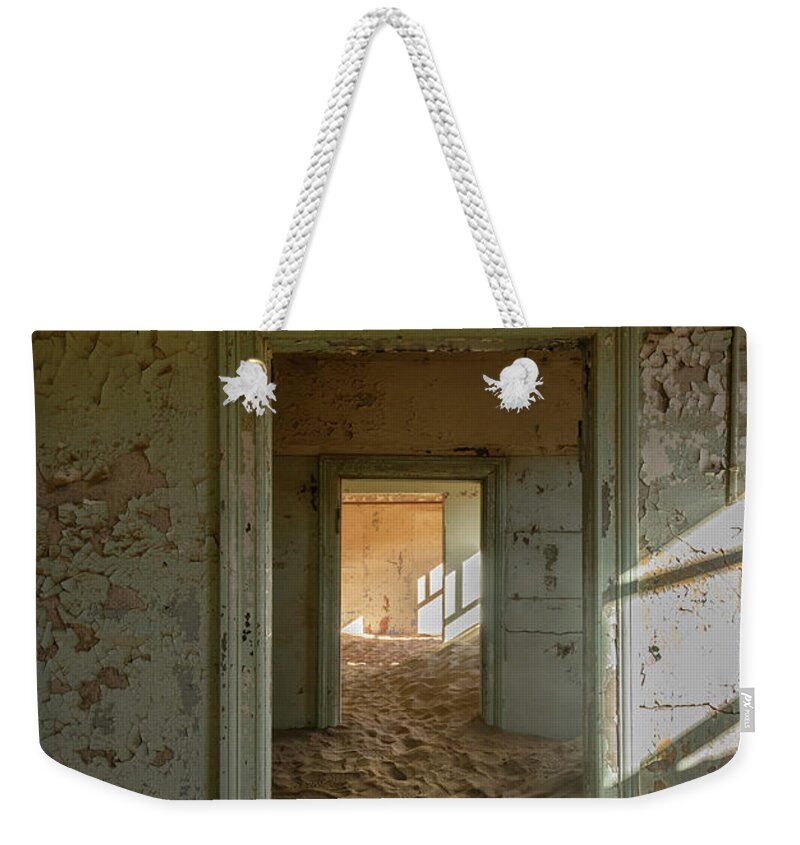 Architecture Weekender Tote Bag featuring the photograph Doorways in Namibia by Sandra Bronstein