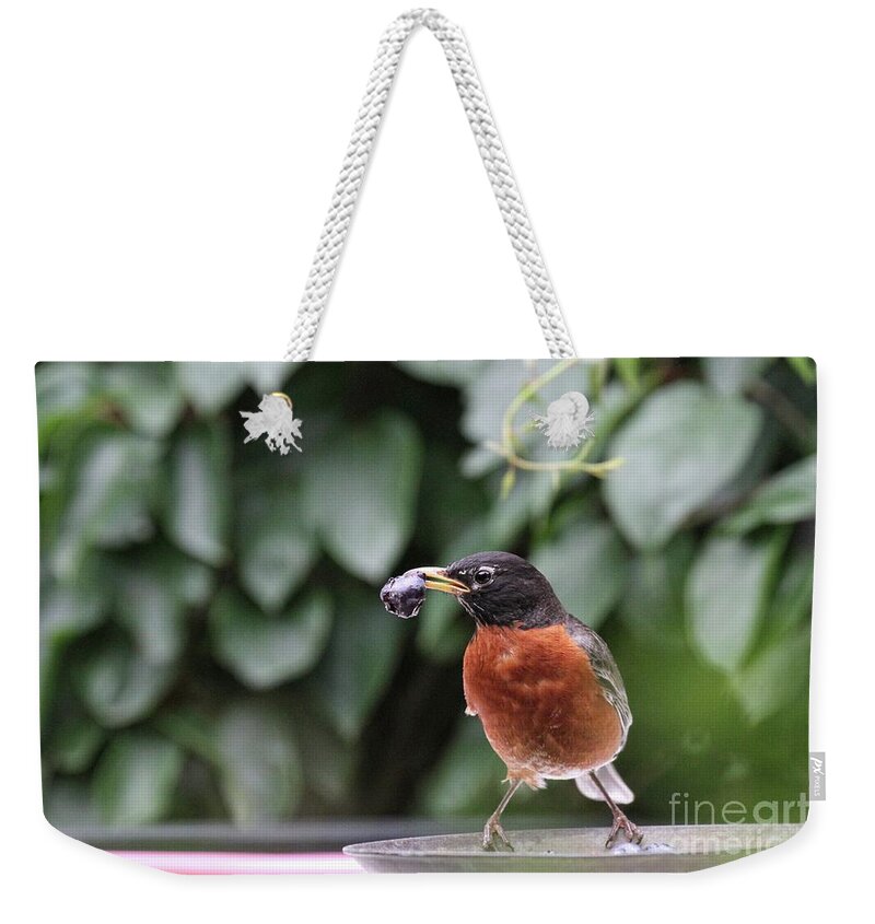 Wildbird Weekender Tote Bag featuring the photograph Draining Fruit by Patricia Youngquist