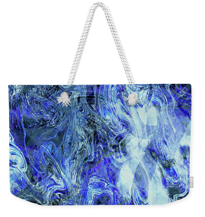 Fine-art Weekender Tote Bag featuring the mixed media Dream Walking 13 by Catalina Walker