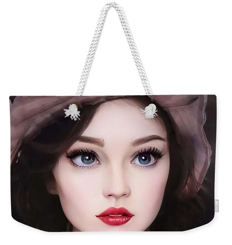 Dream Weekender Tote Bag featuring the digital art Dreamtime by Caterina Christakos