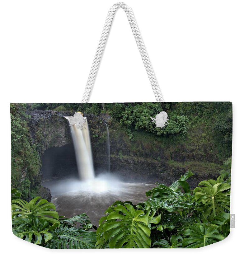 Dreamtime Waterfall Weekender Tote Bag featuring the photograph Dreamtime Waterfall by Heidi Fickinger