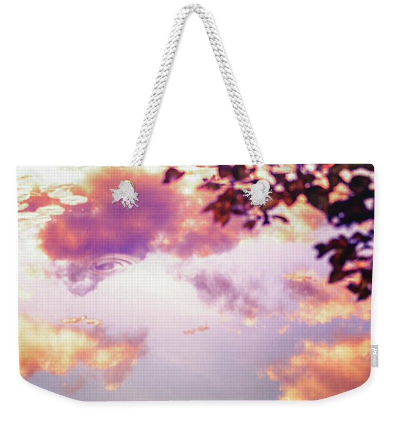 Reflection Weekender Tote Bag featuring the photograph Dreamy Reflections by Becqi Sherman
