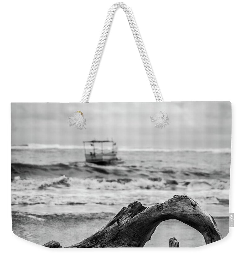 Costa Rica Weekender Tote Bag featuring the photograph Driftwood by Tito Slack