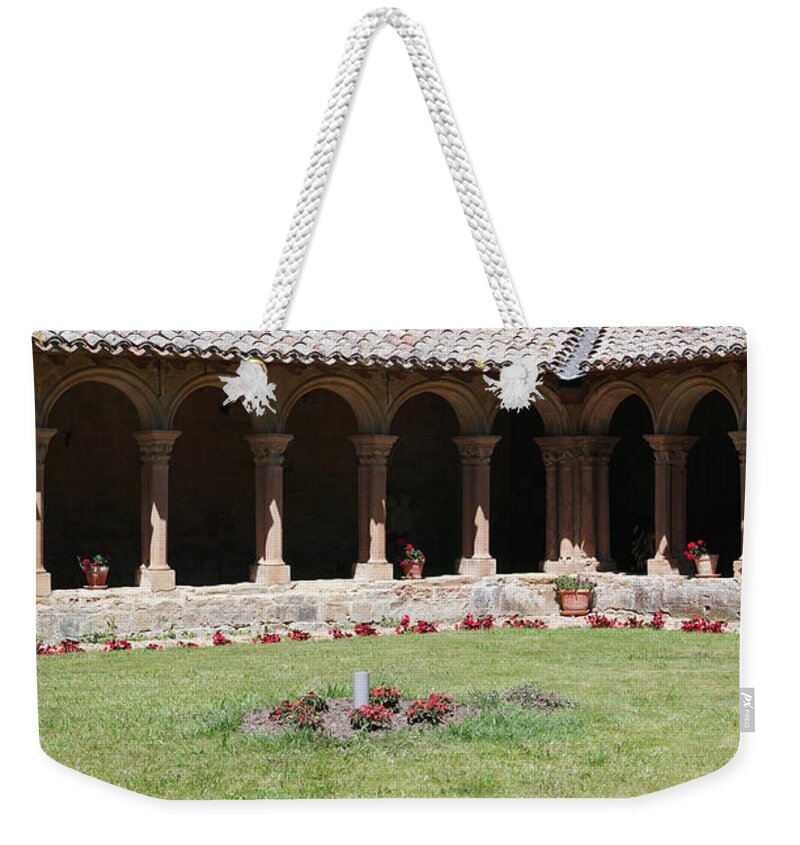 Landscape Weekender Tote Bag featuring the photograph Drop shadows by Karine GADRE