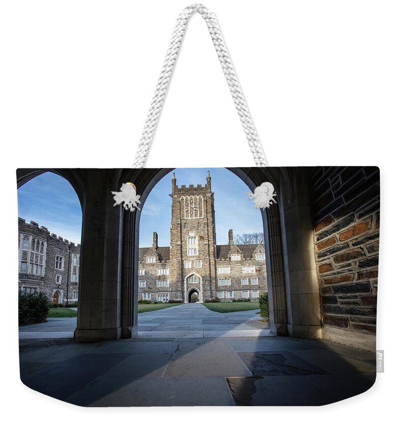 College Weekender Tote Bag featuring the photograph Duke University Campus by John McGraw