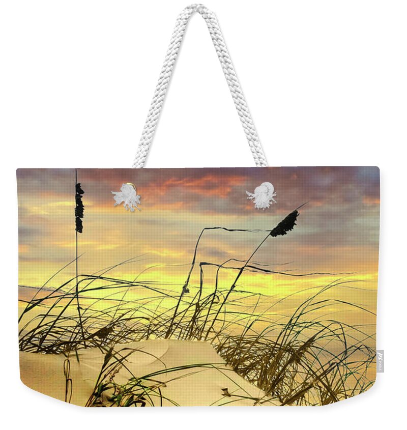 Art Weekender Tote Bag featuring the photograph Dune and Beach Grass by Randall Nyhof