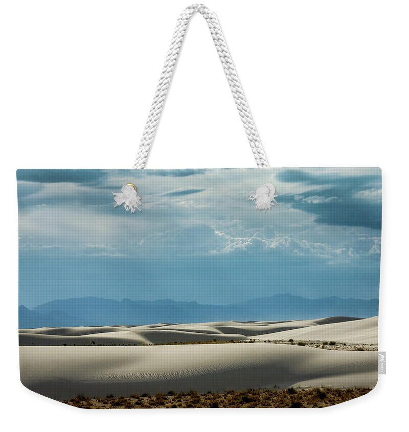 White Sands Weekender Tote Bag featuring the photograph Dunes by James Barber