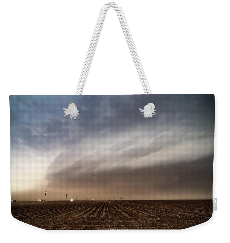 Supercell Weekender Tote Bag featuring the photograph Dusty Supercell Storm by Wesley Aston