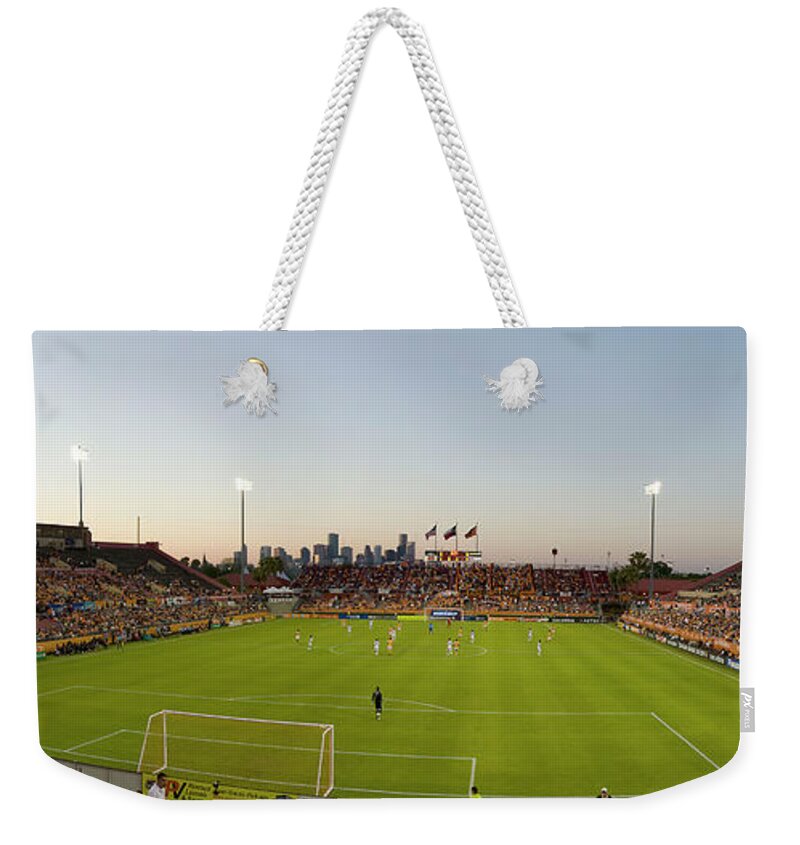 Dynamo Weekender Tote Bag featuring the photograph Dynamo Pano by Scott Pellegrin