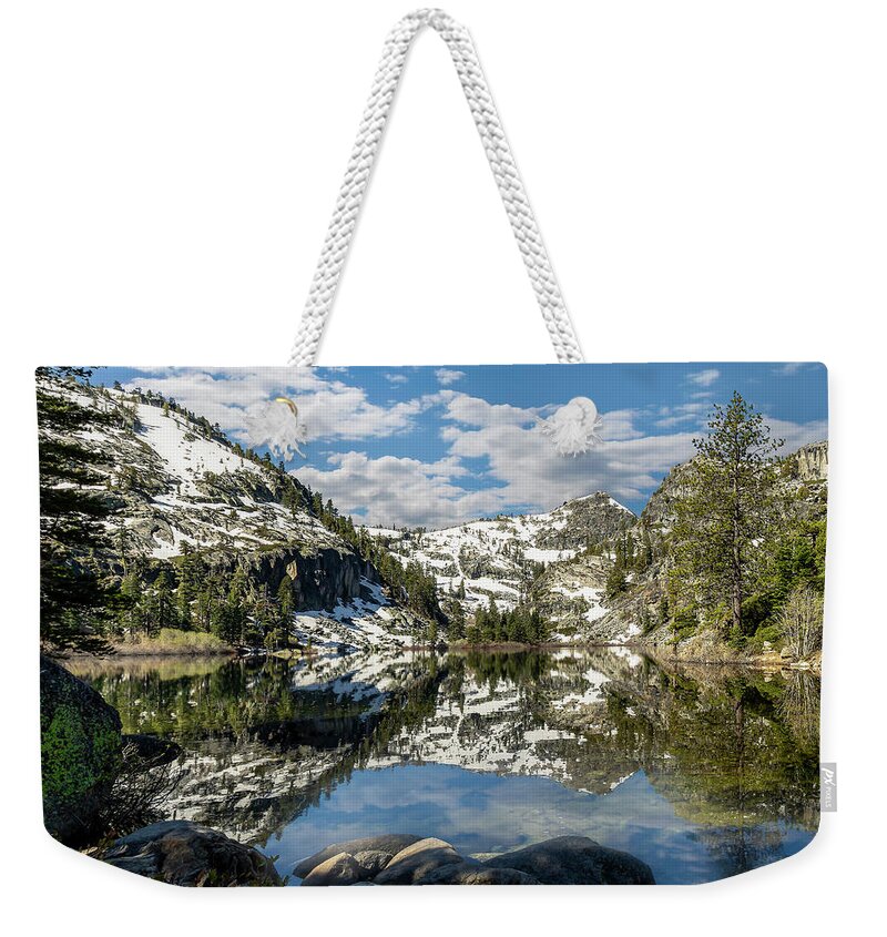 Eagle Lake Weekender Tote Bag featuring the photograph Eagle Lake by Gary Geddes