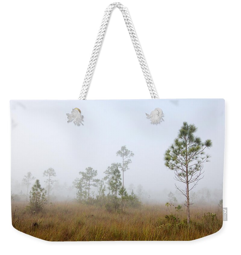 Everglades Weekender Tote Bag featuring the photograph Early morning fog Landscape by Rudy Umans