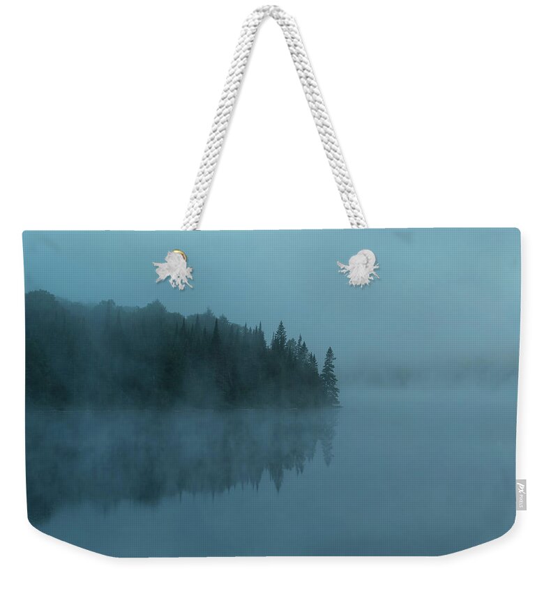 Algonquin Park Weekender Tote Bag featuring the photograph Early Morning Mist by CR Courson