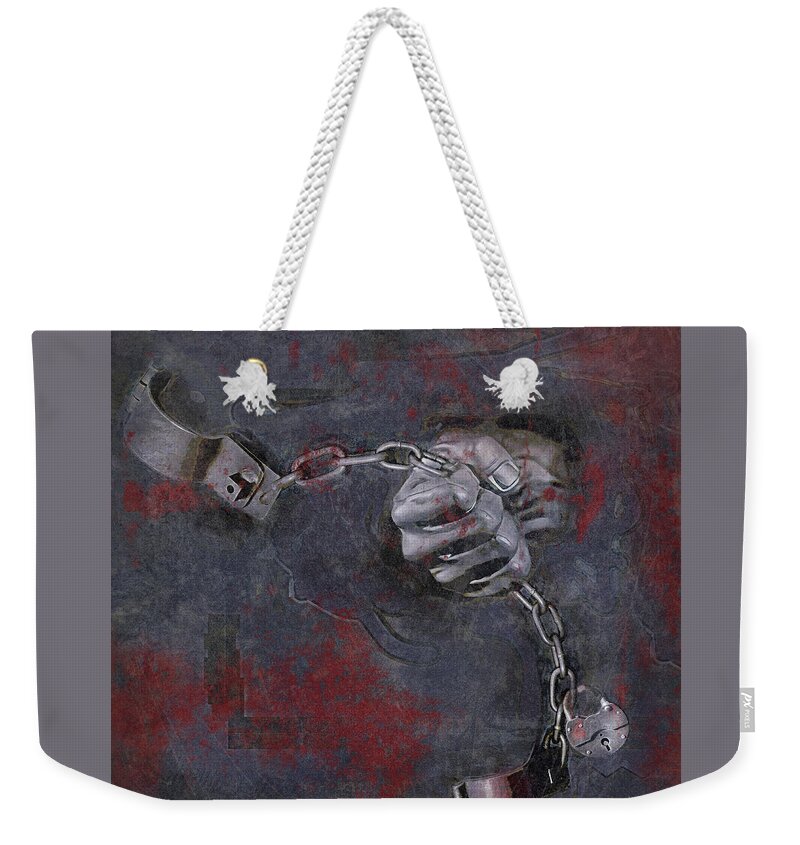 Pandemic Weekender Tote Bag featuring the photograph Easing Restrictions and Reopening by Robert Michaels