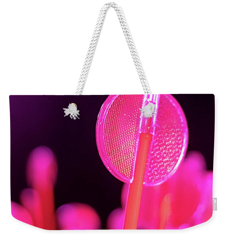 Electric Weekender Tote Bag featuring the photograph Electric Lollipop by Rick Nelson