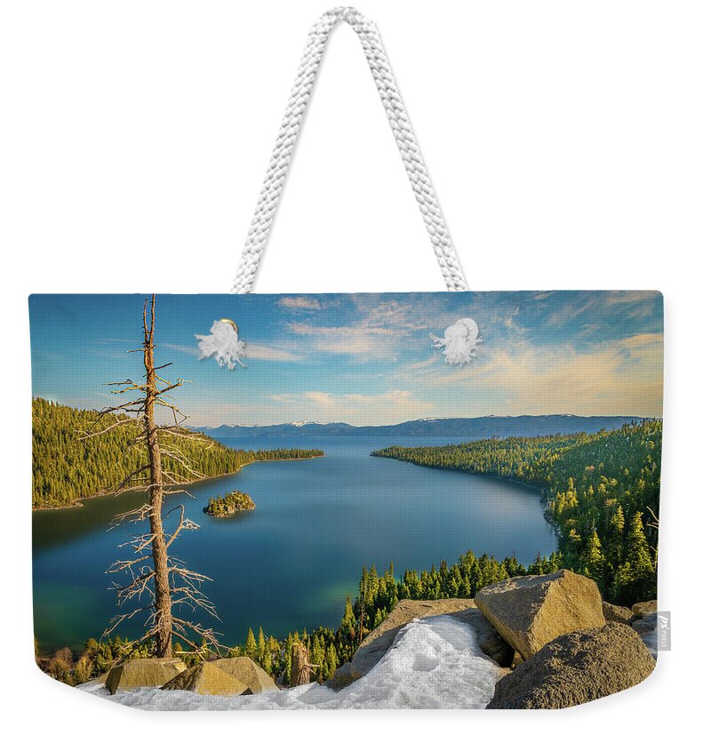 2020 Weekender Tote Bag featuring the photograph Emerald Bay Lake Tahoe by Erin K Images