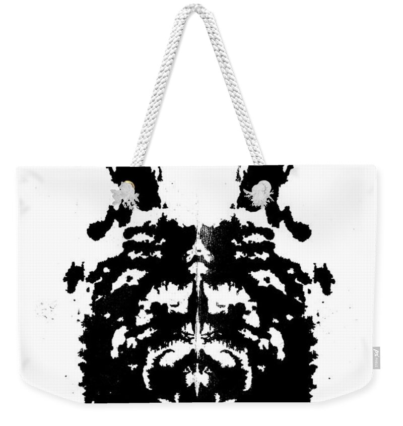 Abstract Weekender Tote Bag featuring the painting Emotions by Stephenie Zagorski