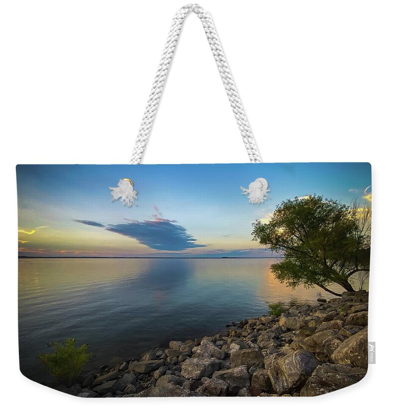 Summer Weekender Tote Bag featuring the photograph End of a Summer Day by Pam Rendall