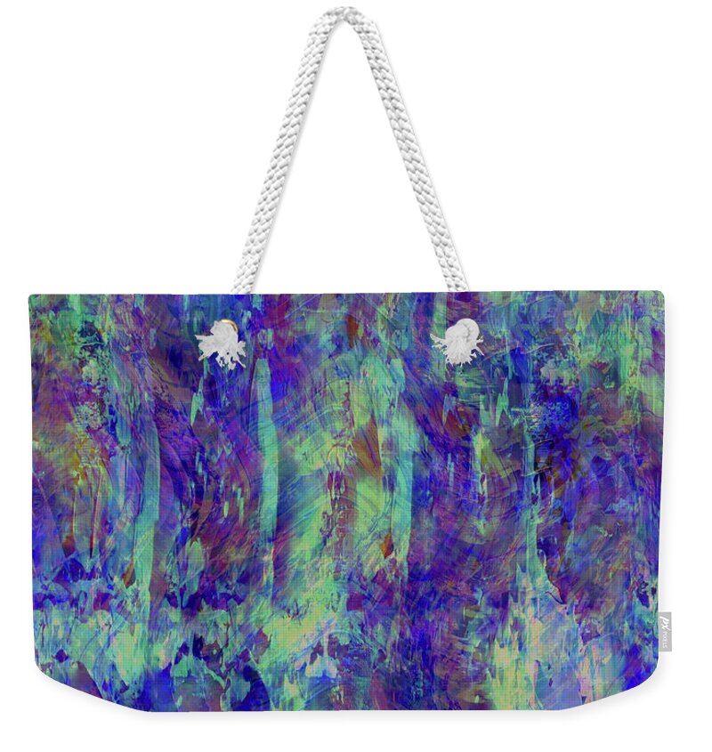A-fine-art Weekender Tote Bag featuring the mixed media Eternal Love by Catalina Walker