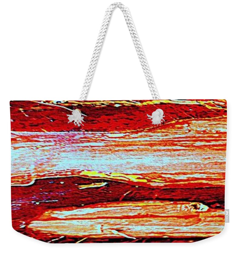 Eucalyptus After Rain22 Weekender Tote Bag featuring the photograph Eucalyptus-AfterTheRain by VIVA Anderson
