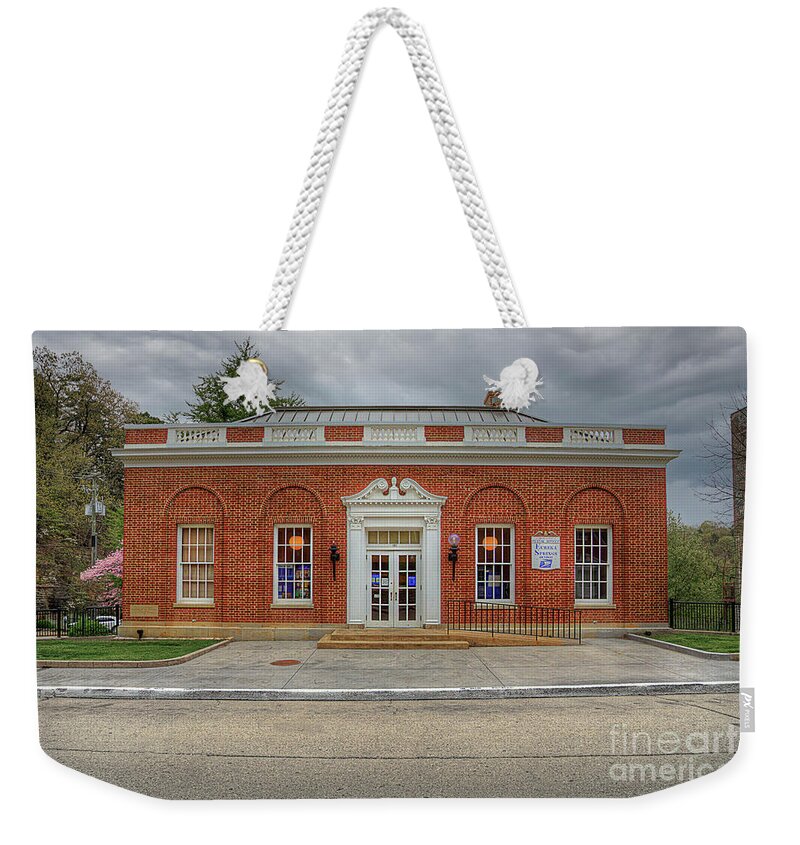 Travel Weekender Tote Bag featuring the photograph Eureka Springs Post Office by Larry Braun