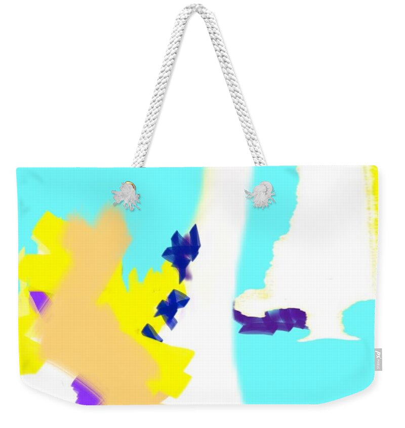 Abstract Art Weekender Tote Bag featuring the digital art Even the Memory by Jeremiah Ray
