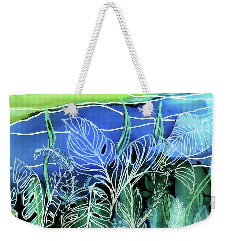  Weekender Tote Bag featuring the painting Everglades by Julie Tibus