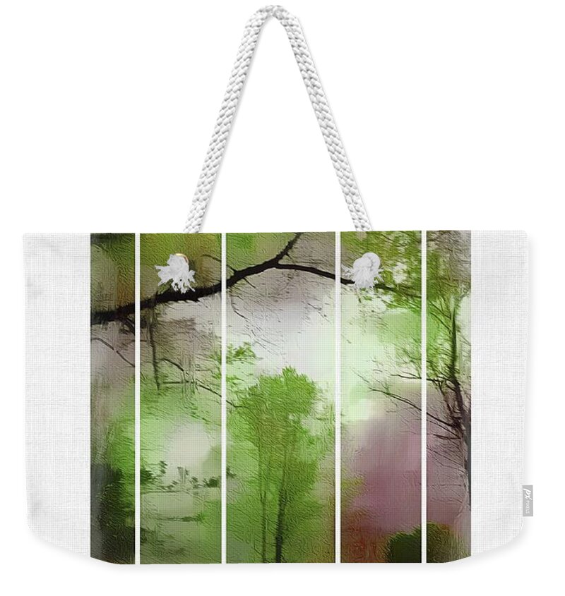 Trees Weekender Tote Bag featuring the photograph Everything's Coming Up Green by Rene Crystal