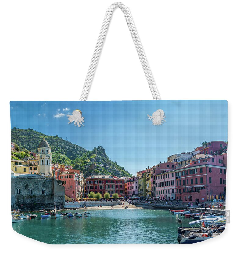 Vernazza Weekender Tote Bag featuring the photograph Evocative Vernazza by Michael Smith