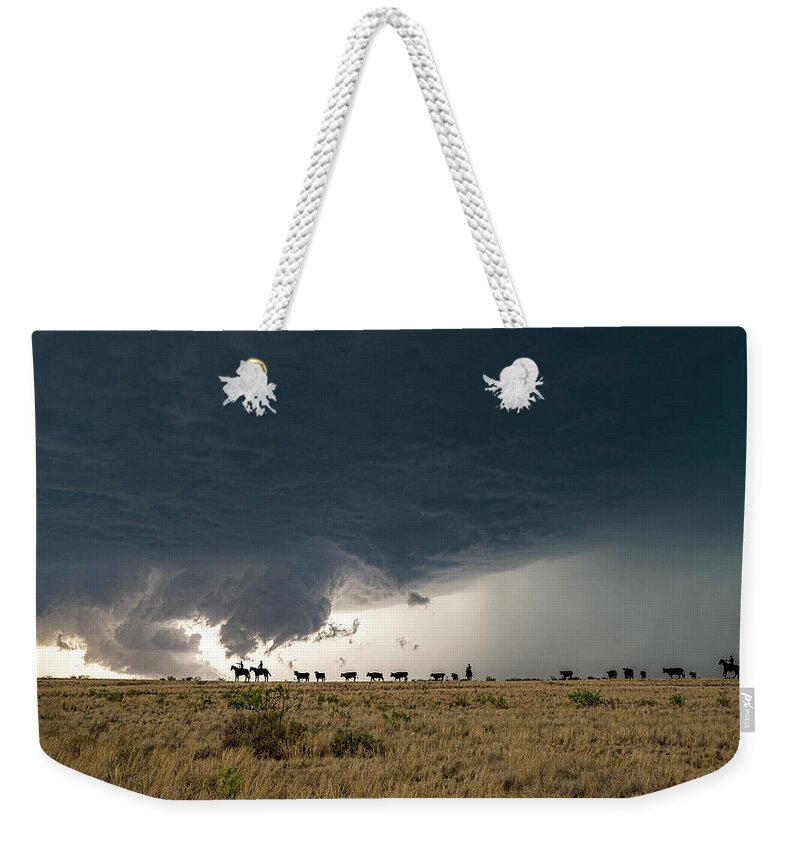 Cowboys Weekender Tote Bag featuring the photograph Explorers by Marcus Hustedde