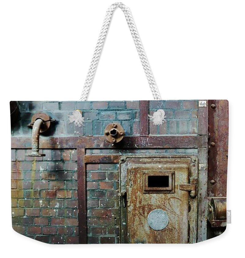 Factory Weekender Tote Bag featuring the photograph Factory by Sarah Lilja