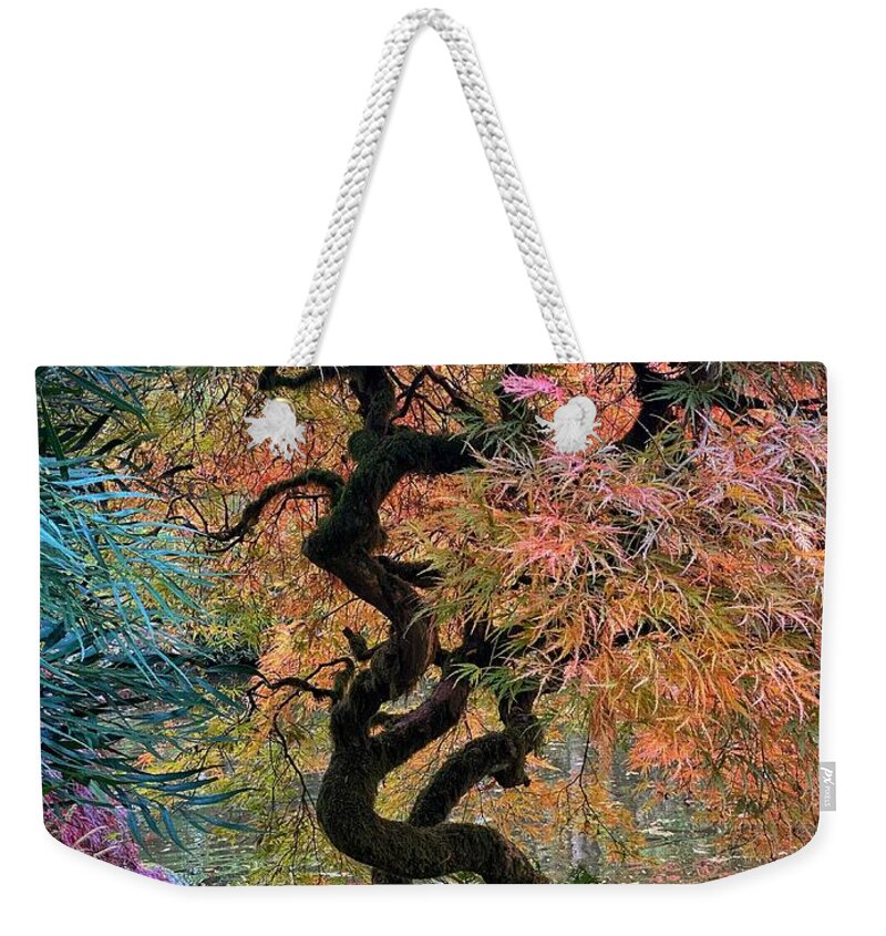 Autumn Weekender Tote Bag featuring the photograph Fall Tranquility by Jerry Abbott