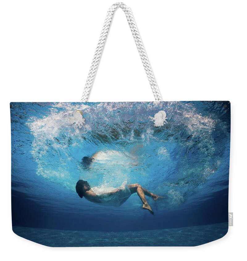 Fallen Weekender Tote Bag featuring the photograph Falling - II by Mark Rogers