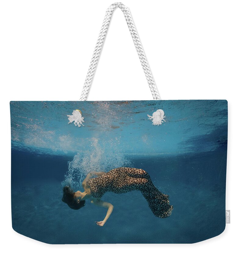 Fallen Weekender Tote Bag featuring the photograph Falling - III by Mark Rogers