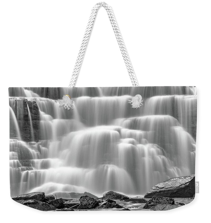 Chittenango Falls Weekender Tote Bag featuring the photograph Falling Water by Rod Best