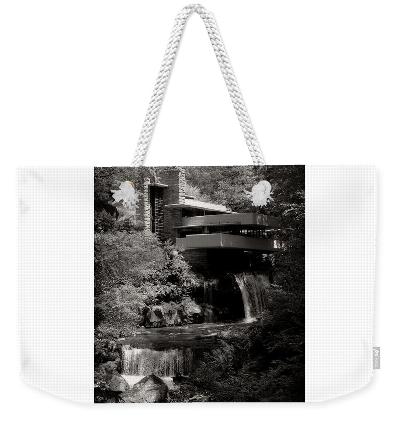 Frank Lloyd Wright Weekender Tote Bag featuring the photograph Fallingwater House by Doc Braham
